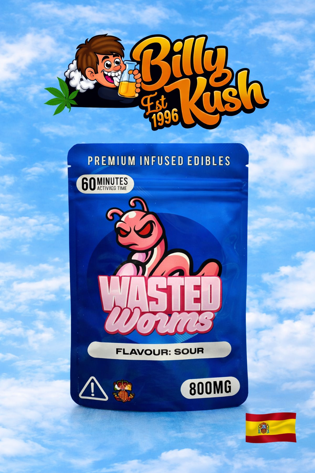 WASTED WORMS 800MG